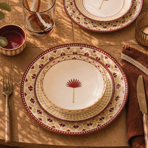 Lot de 6 assiettes creuses, SABELA