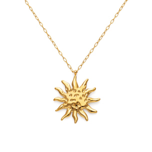 Collar Chic Solea Acero Baño Oro