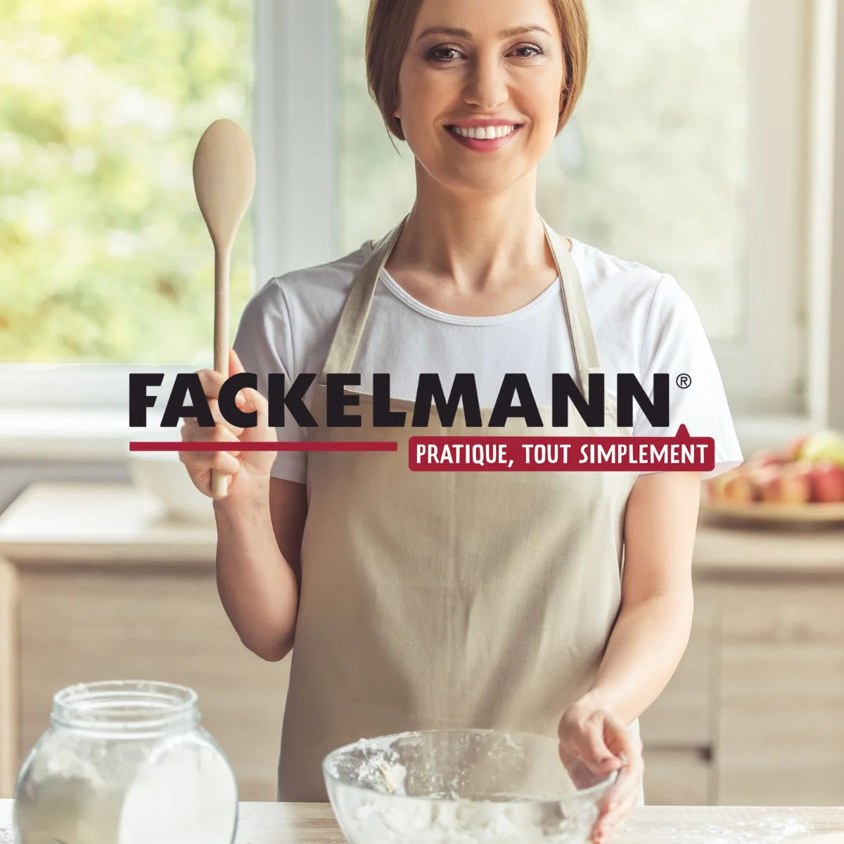 Maryse de pâtisserie et de cuisine manche en résine de 52 cm Fackelmann