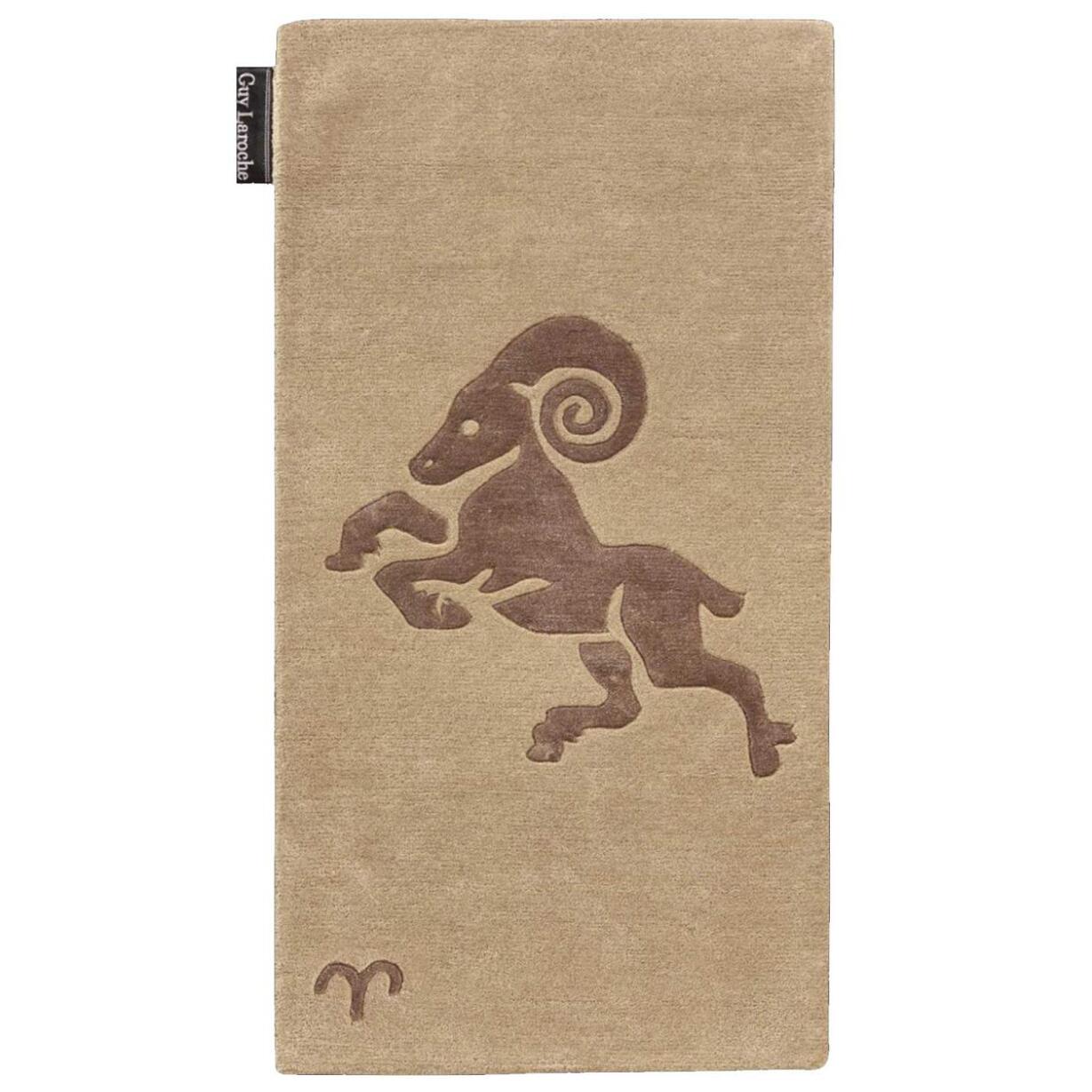 Tapis salon et chambre fait main en laine motif géométrique SOFO