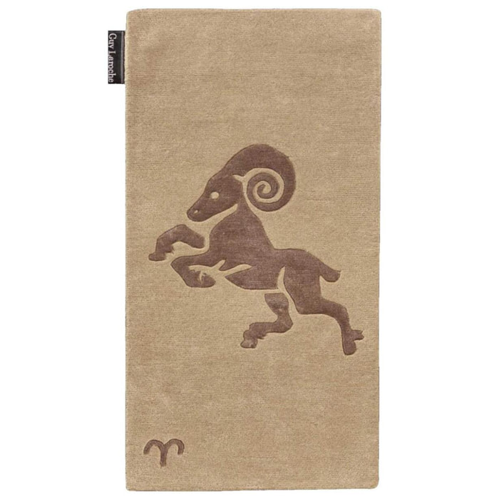 Tapis salon et chambre fait main en laine motif géométrique SOFO