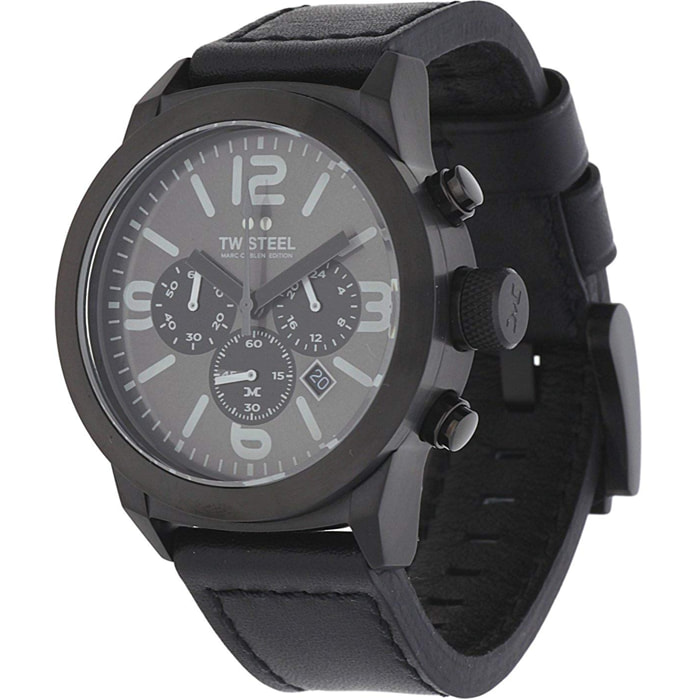 Reloj Tw Steel TWMC18 Hombre Analogico Cuarzo con Correa de Piel