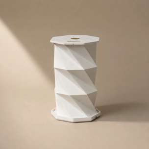 Lampe à poser en papier blanc - Kami