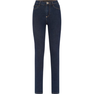 PHILIPP PLEIN Jegging de cintura alta HEXAGON
