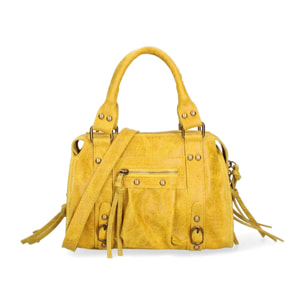 Borsa a spalla da donna - Modello Erisia - Vera pelle - 25.0 x 15.0 x 10.0 cm