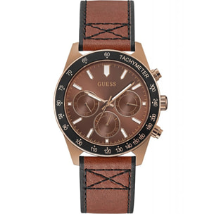 Reloj Guess GW0331G1 Hombre Analogico Cuarzo con Correa de Cuero