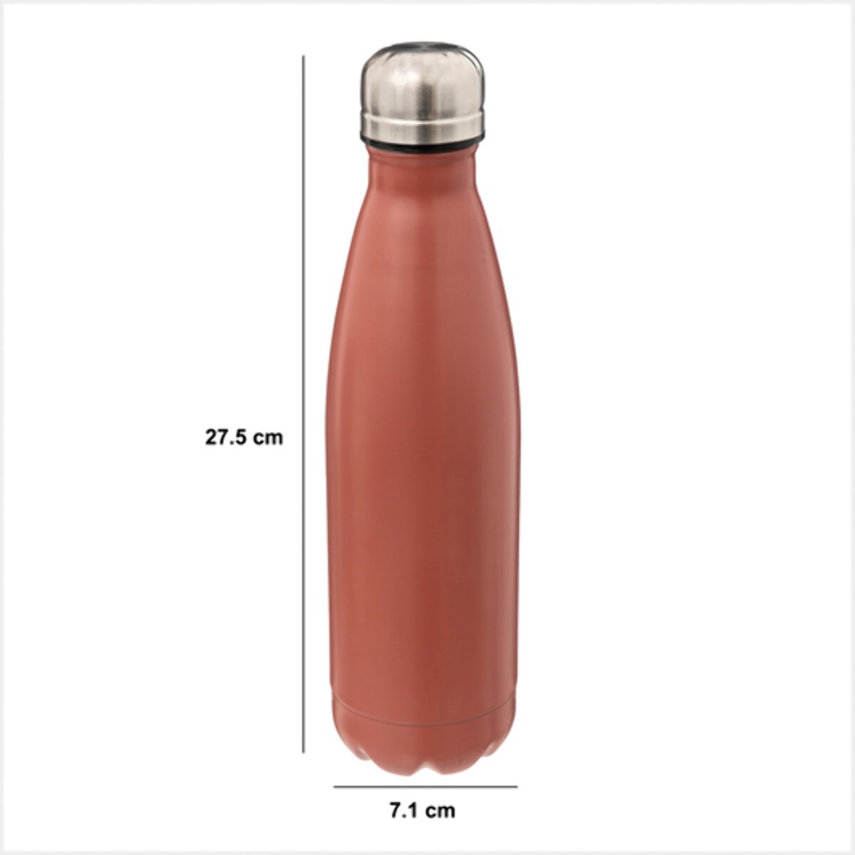 Bouteille isotherme 0,5L en inox