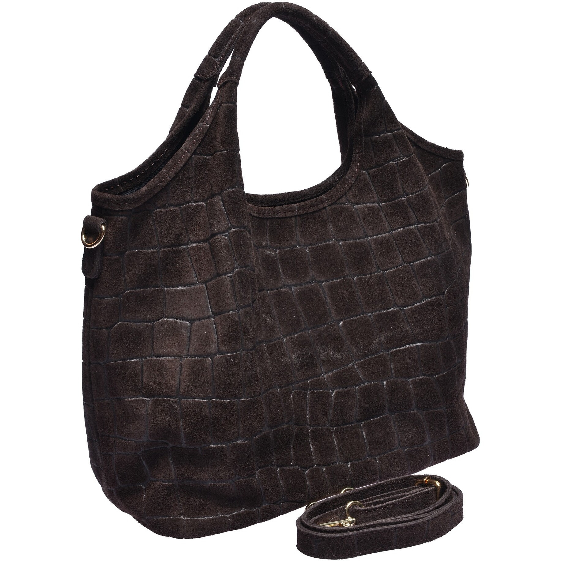 Borsa a mano Anna Luchini Marrone