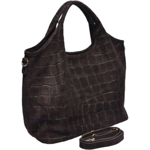 Borsa a mano Anna Luchini Marrone