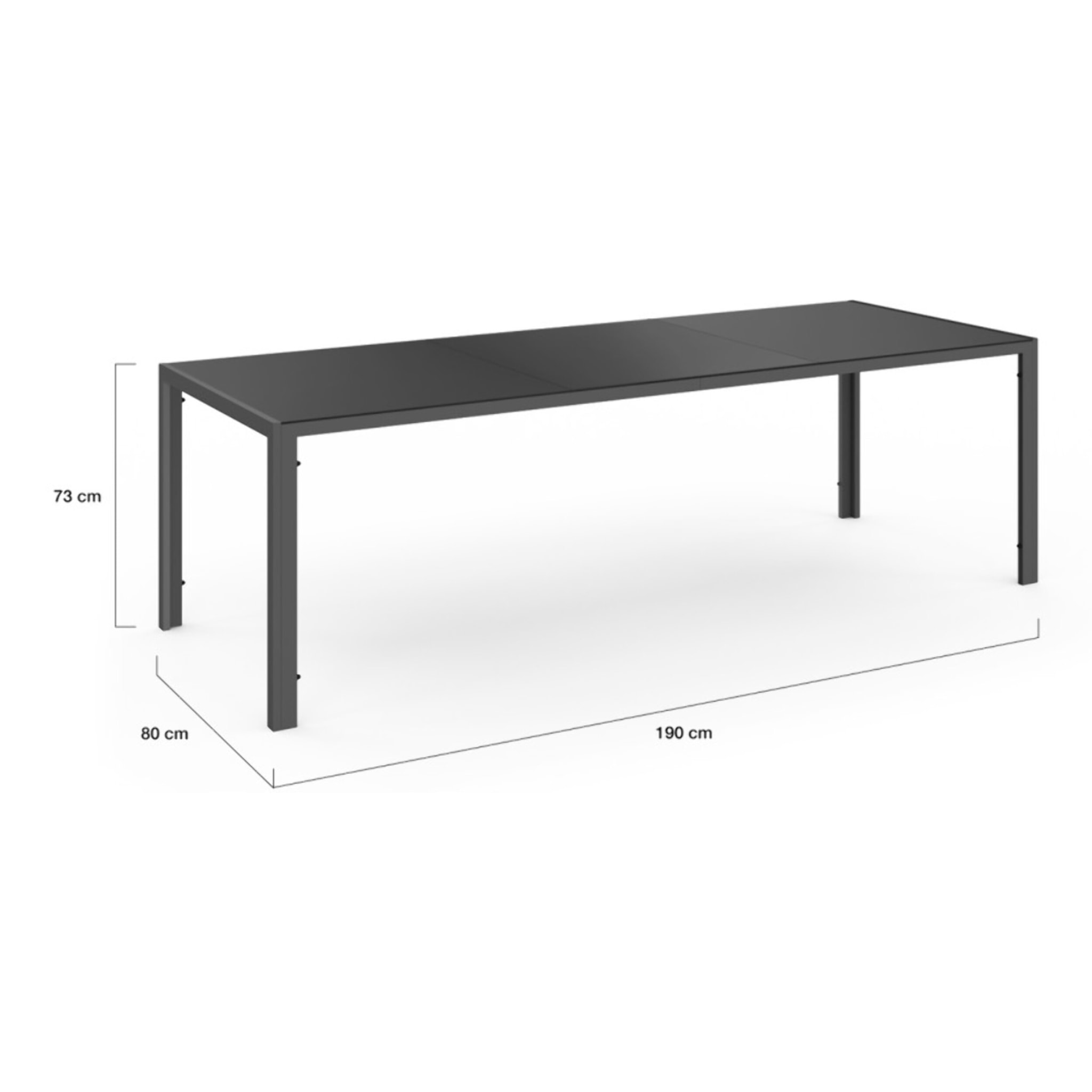 Ensemble repas Formentera 8 places chaises multicolores