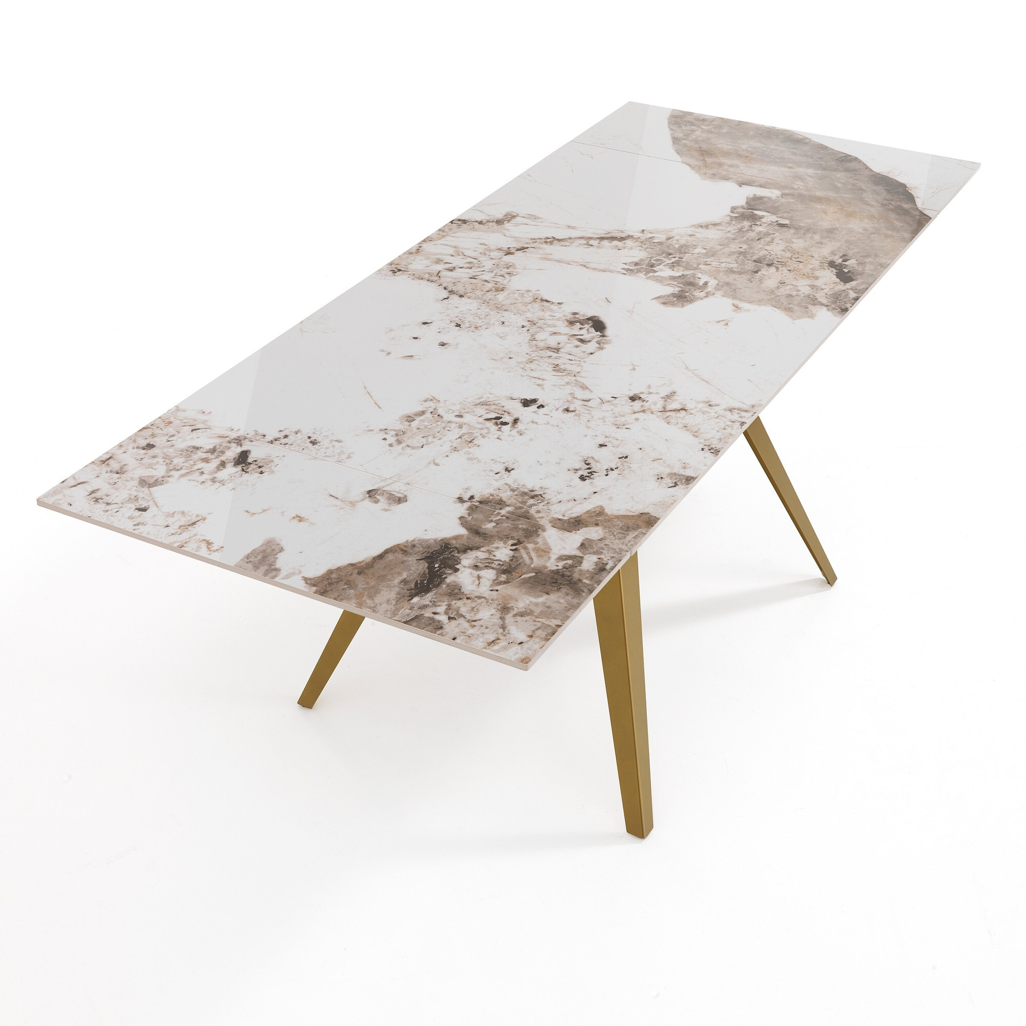 TOMASUCCI Tavolo allungabile EKA GOLD - ONICE MARBLE