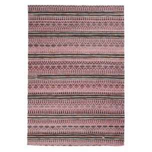 Tapis artisanal DAHO, tapis fin sans velours : Kilim