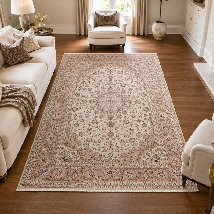 Tapis d'orient au motif oriental noué à la main, ASORAP