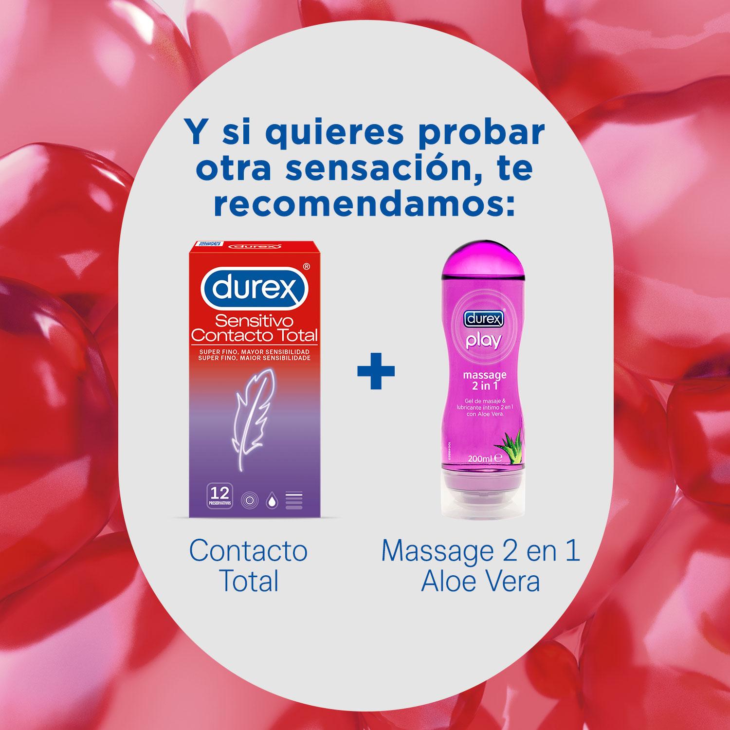 PRESERVATIVOS SENSITIVO CONTACTO TOTAL - 24 CONDONES