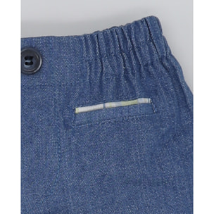 BERMUDA DENIM BOLSILLO RAYAS