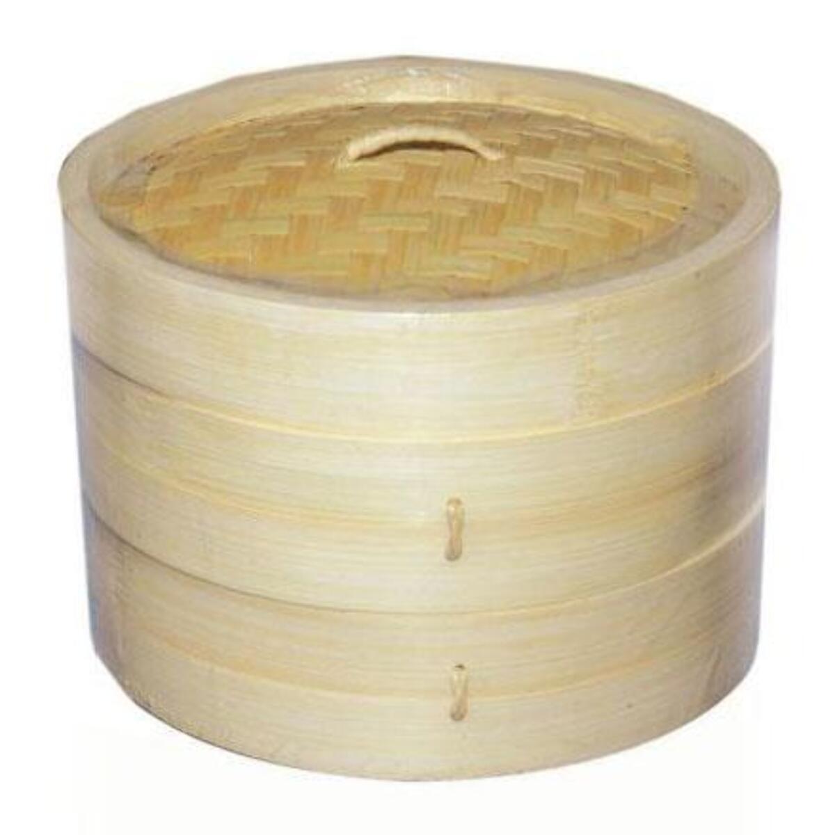 Cuocivapore in bambù composto da 3 pezzi cmø30h16,5