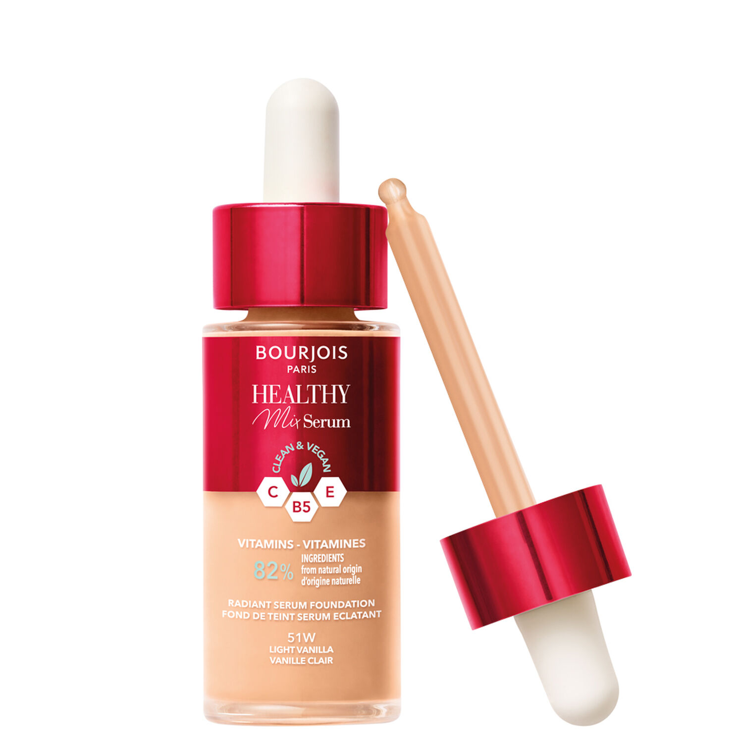 Healthy Mix Clean - Sérum Clean et Vegan - Fond de Teint 30 ml