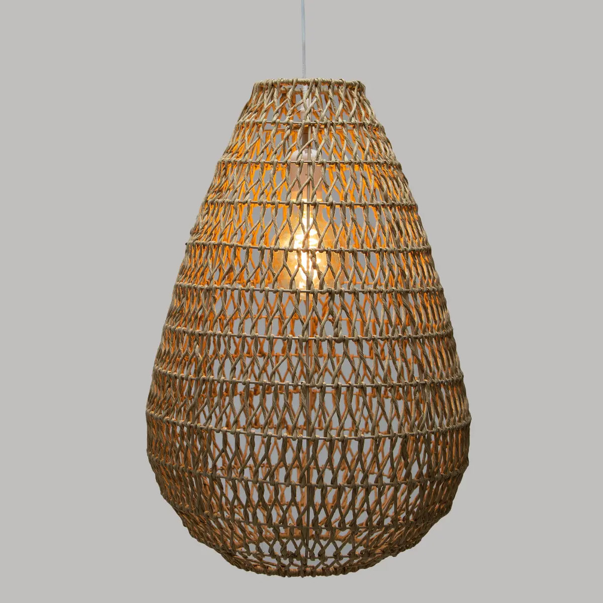 Suspension "Etel" beige D38cm