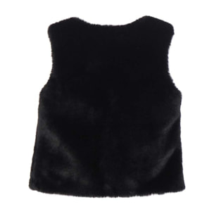 CHALECO PELO NEGRO