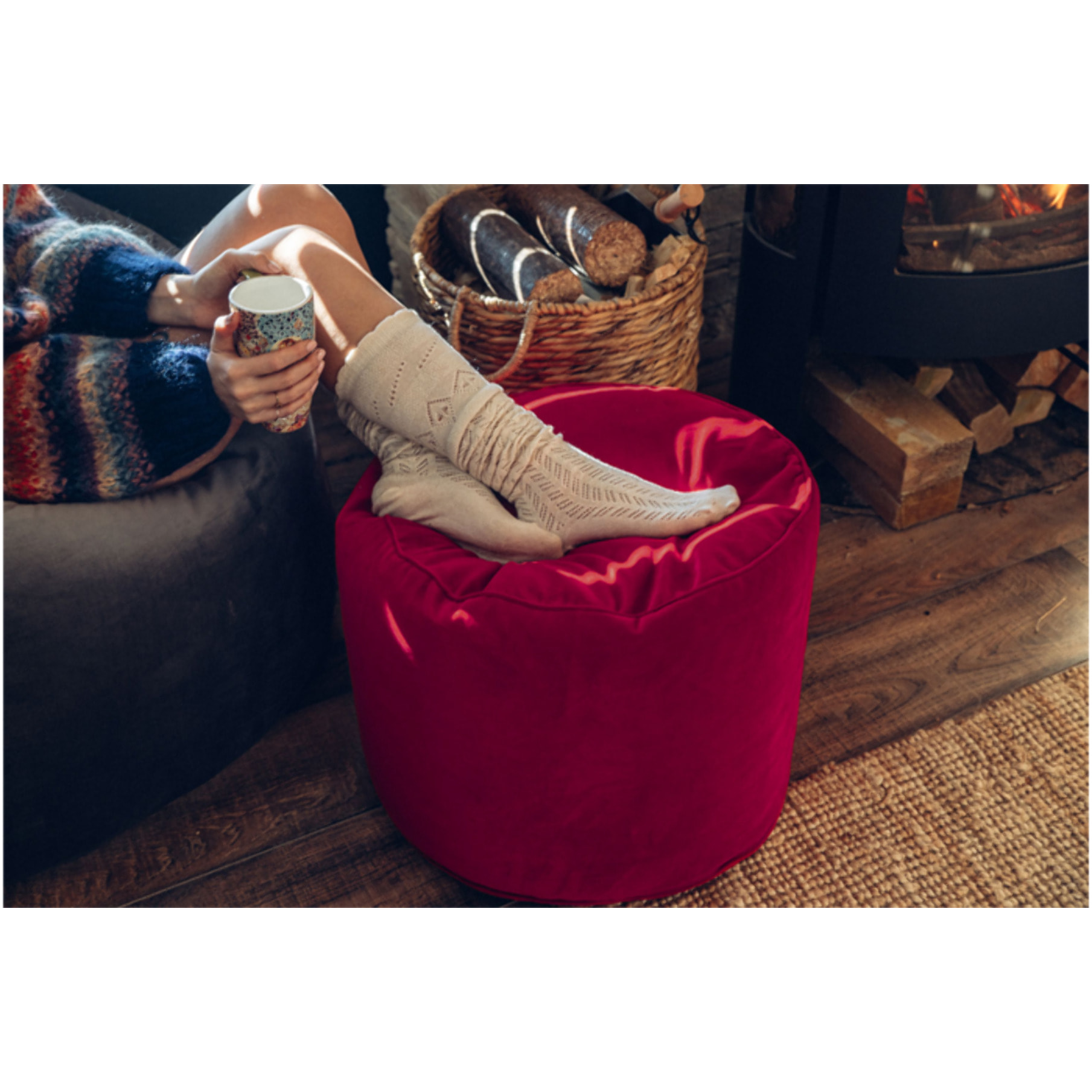 Marilyn Velours Bordeaux