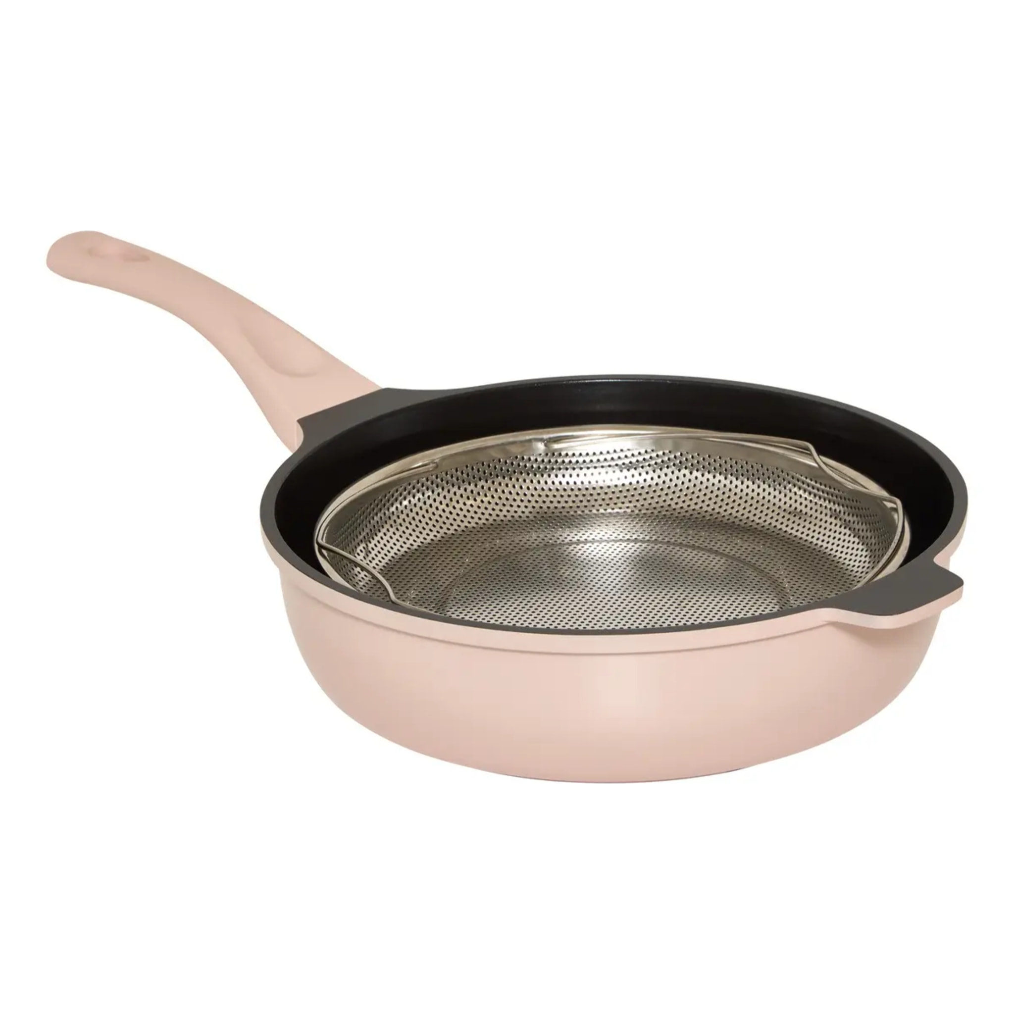 Sauteuse Aluro aluminium rose D28cm