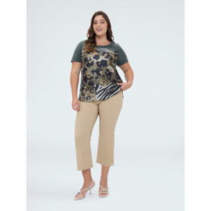 Fiorella Rubino - Pantaloni Kick Flare - Beige