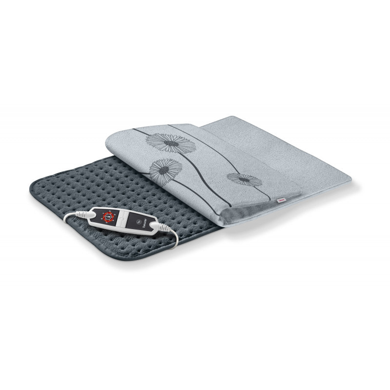 Coussin chauffant gris