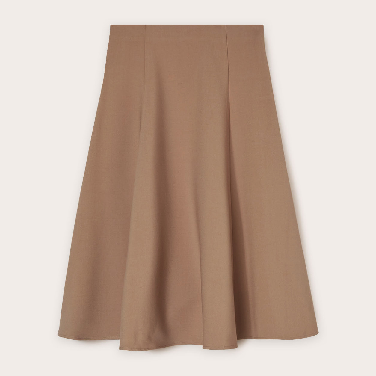 Motivi - Falda de media rueda - Beige