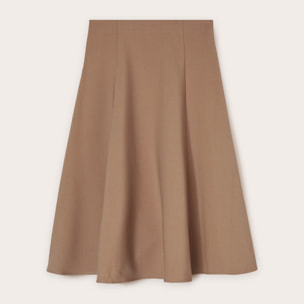 Motivi - Falda de media rueda - Beige