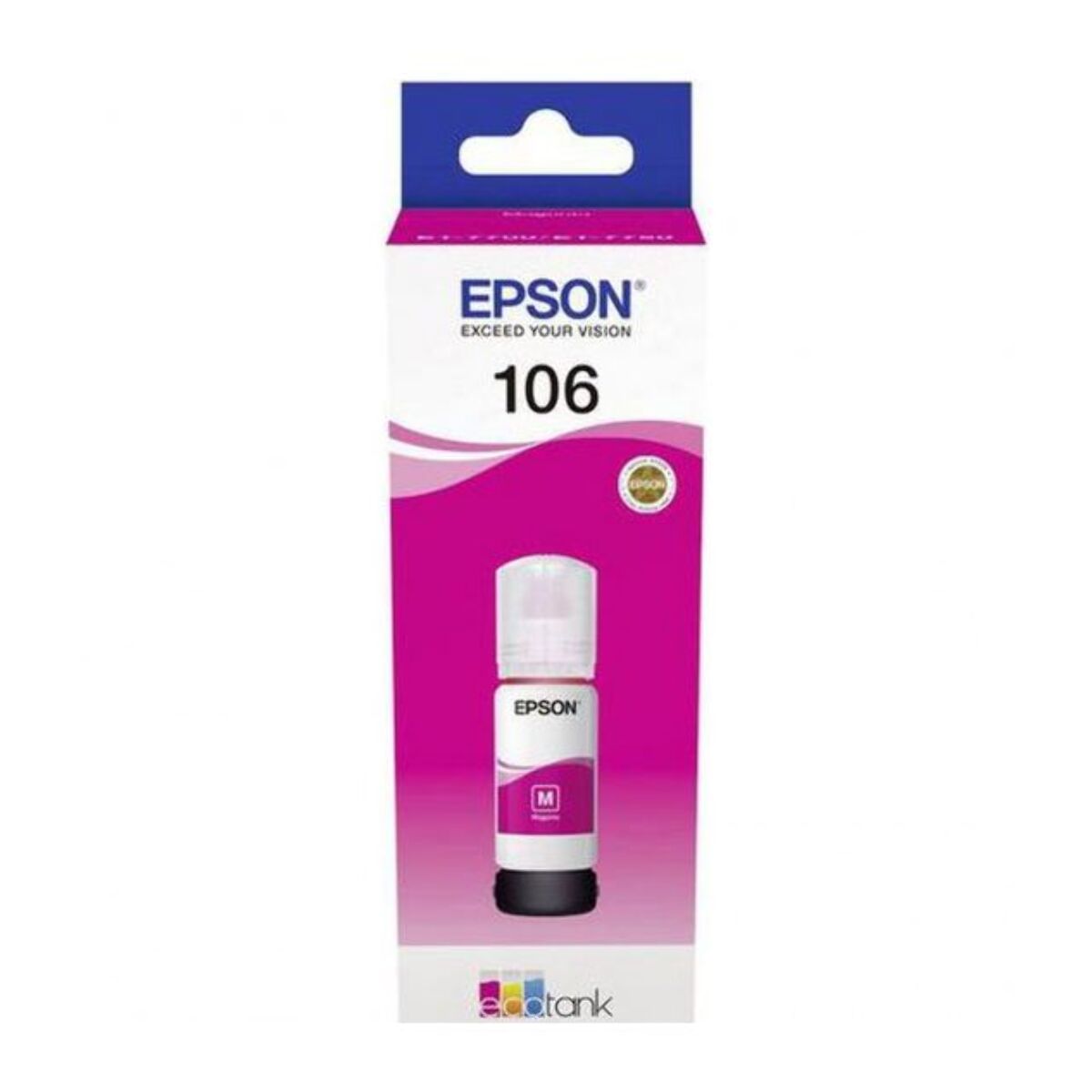 Cartouche d'encre EPSON Bouteille d'Encre Ecotank 106 Magenta Photo - C13T00R340