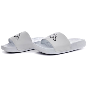 Kappa - Ciabatte Uomo Donna Grigio - Logo Steeve