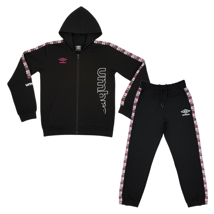 Tuta Ragazza UMBRO 8 / 16 Anni Cotone Felpato Invernale