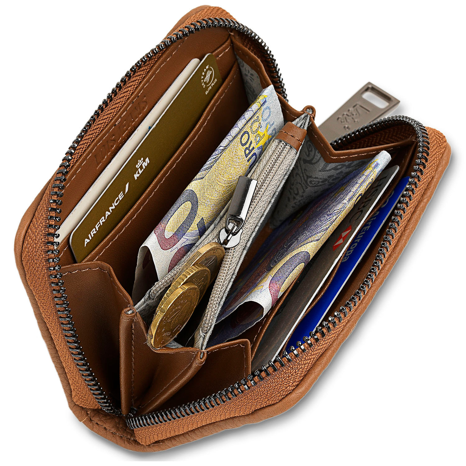 Tarjetero Monedero Lois Silverthrone Taupe