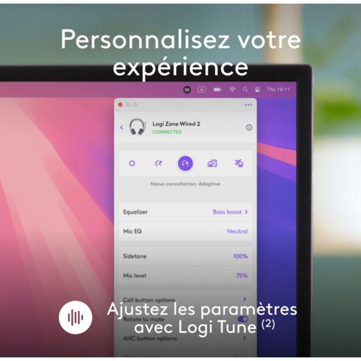 Micro-casque LOGITECH Zone Wired 2 GRAPHITE