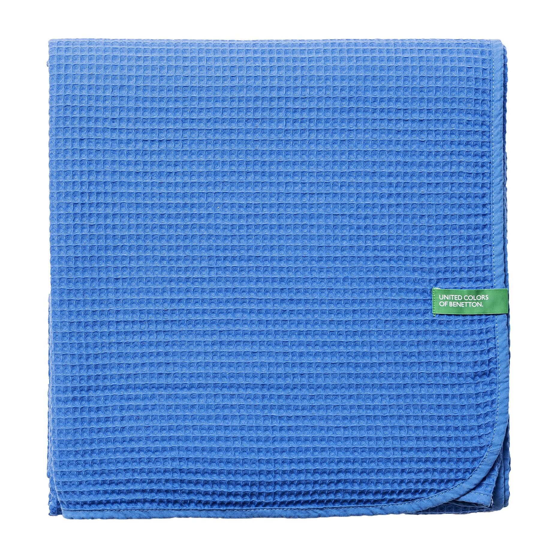 Manta clásica benetton azul