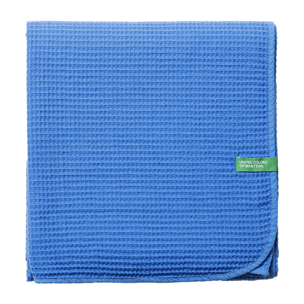 Manta clásica benetton azul