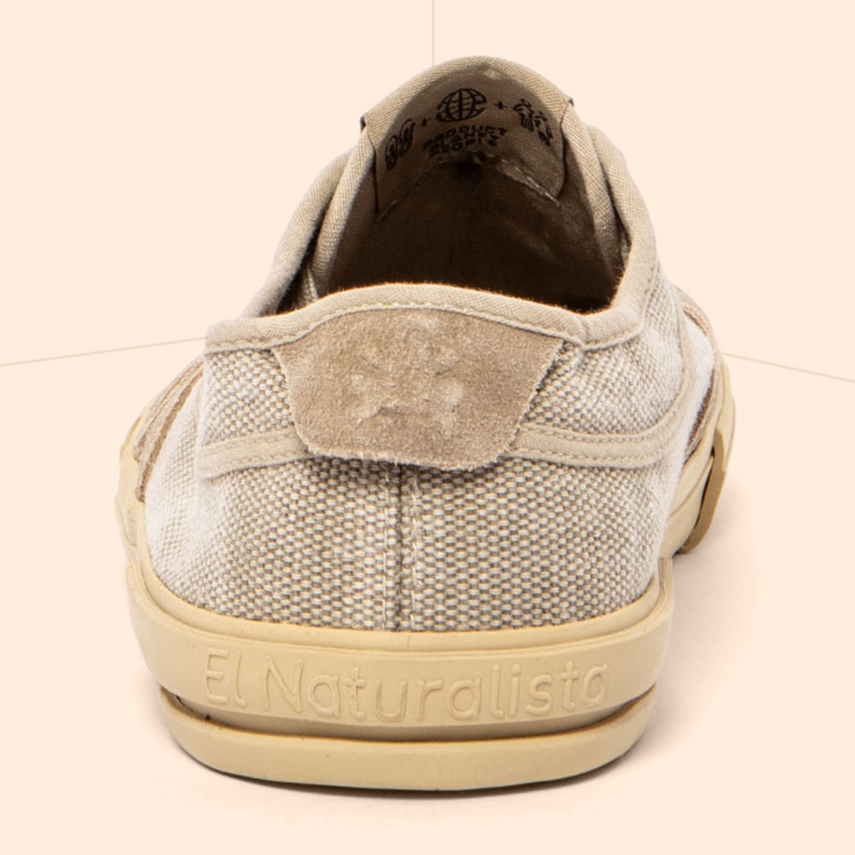 Zapatos N5953 WASHED COTTON BEIG/TEKO color Beig