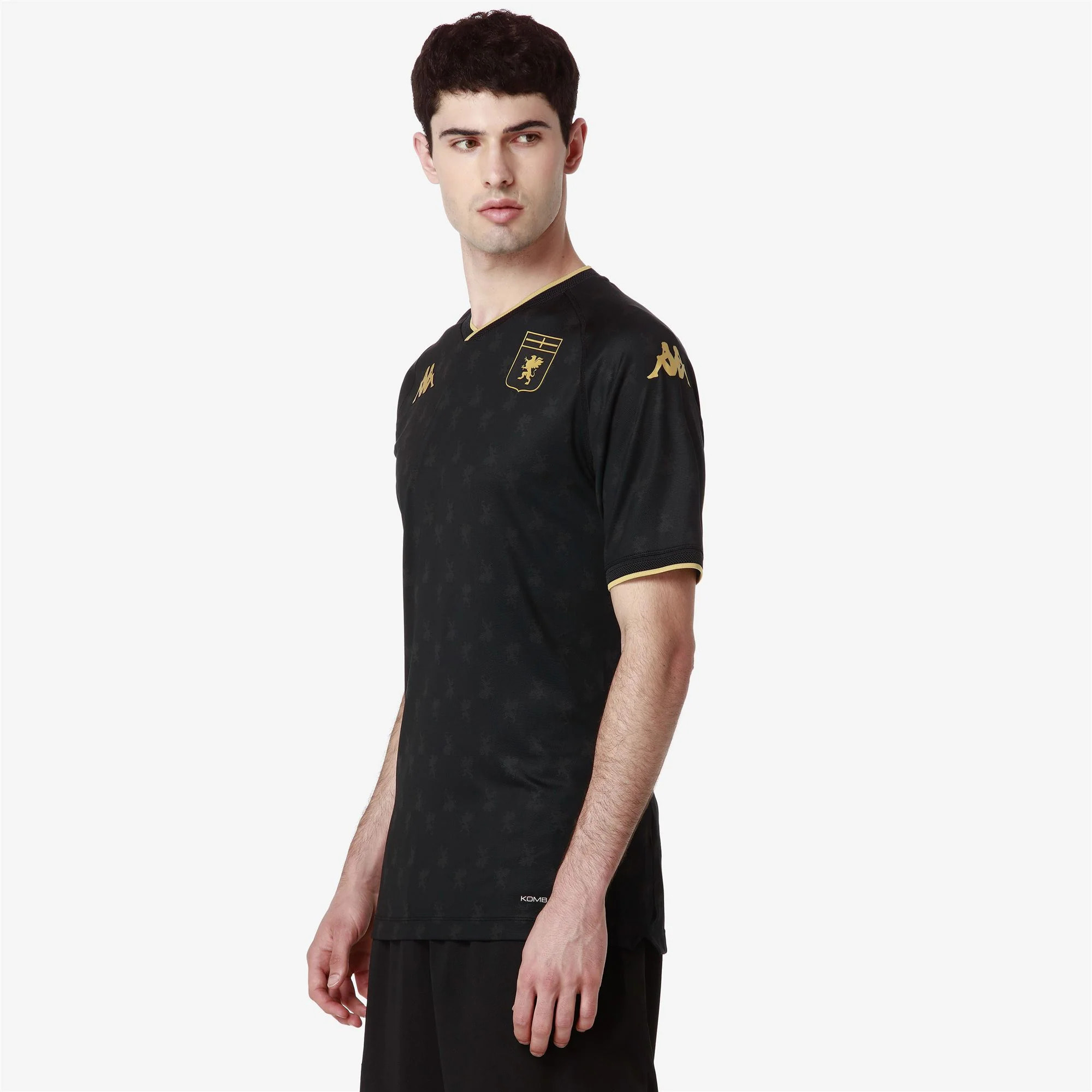 Kappa - Maglie gioco Uomo Nero - Kombat Pro 2025 Genoa