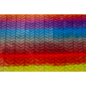 Plaid Coperta Pile Per Divano Retro Agnellato Multicolor