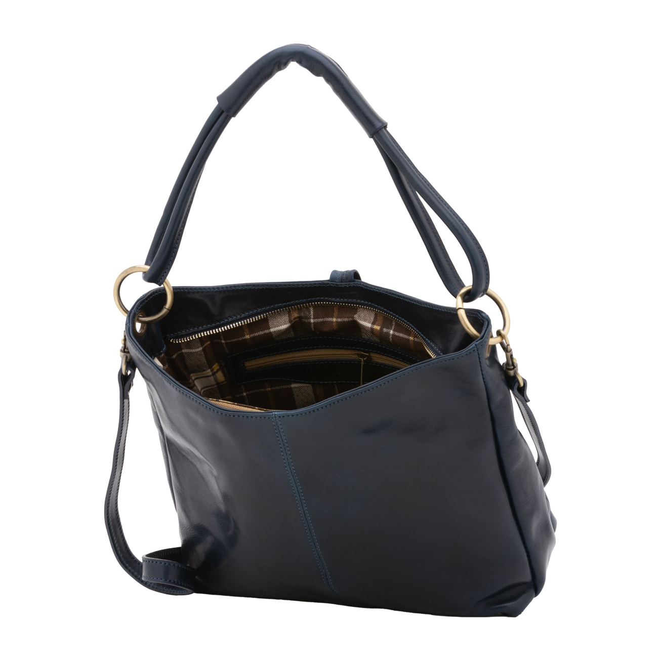 Borsa a spalla  da donna In Vera pelle Made in Italy 29x32x11 cm