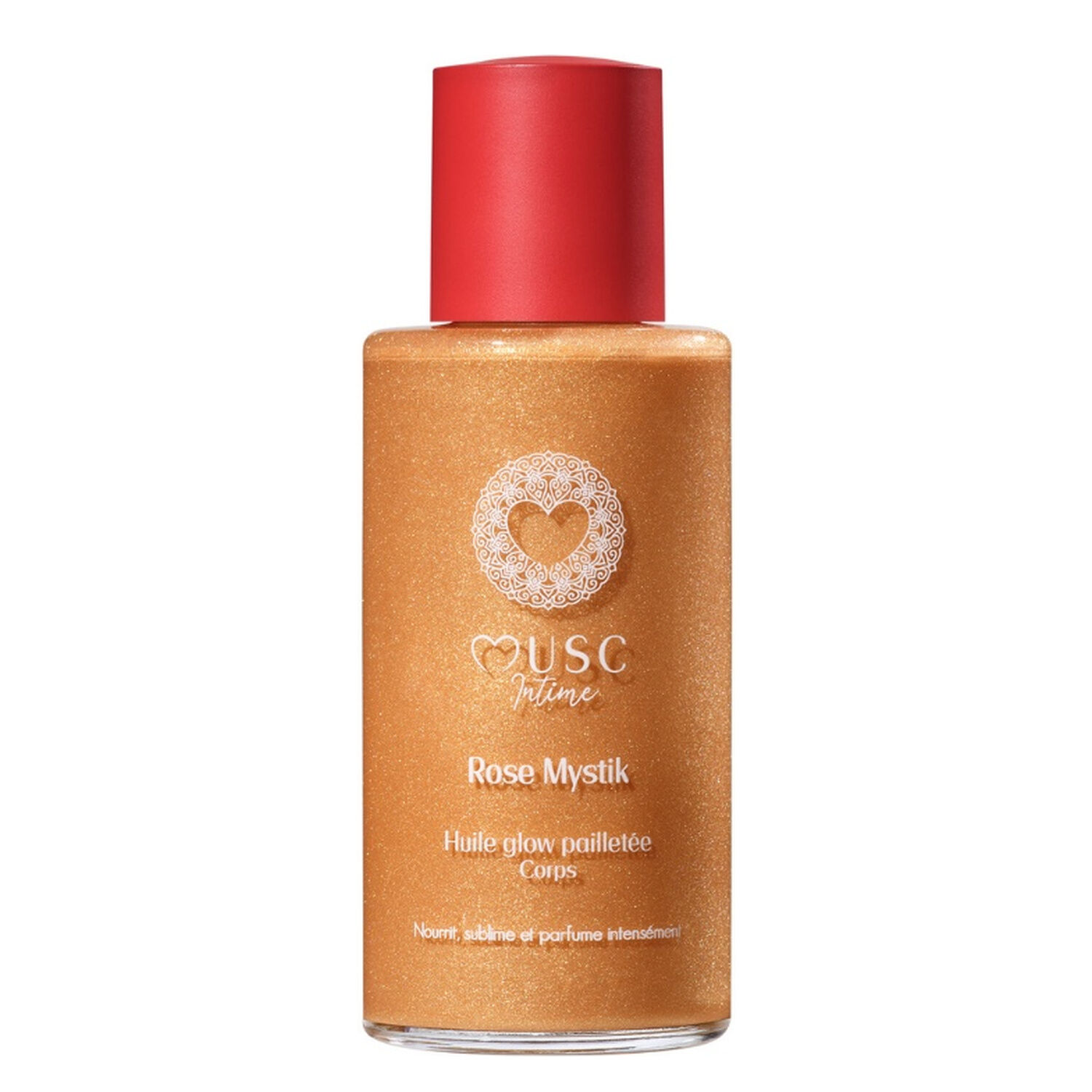Rose Mystik - Huile Glow Pailletée Corps 100 ml