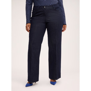 Fiorella Rubino - Jeans Straight lavaggio rinse - Blu