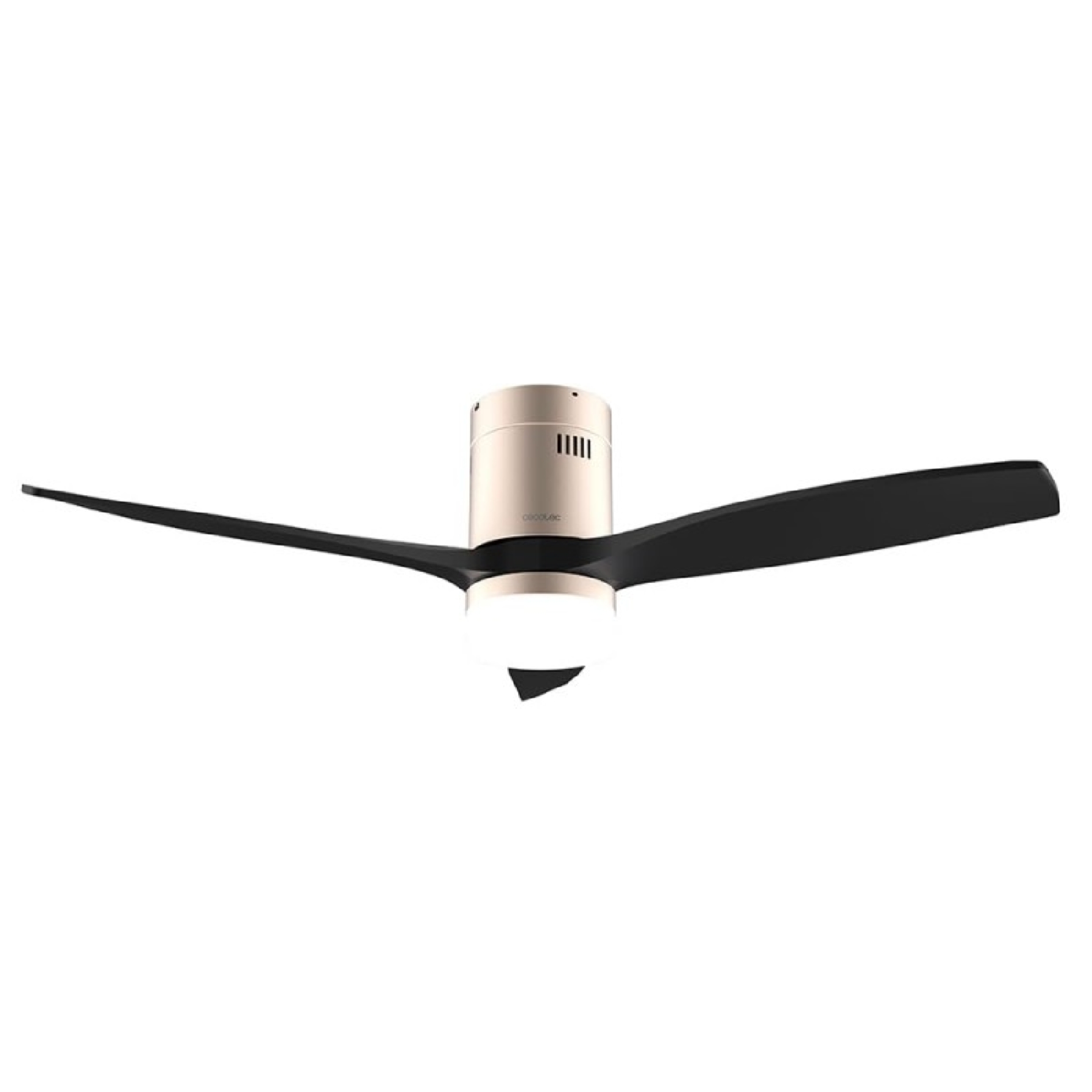 Ventilador de techo con luz EnergySilence Aero 5600 Aqua GoldBlack Connected Cec