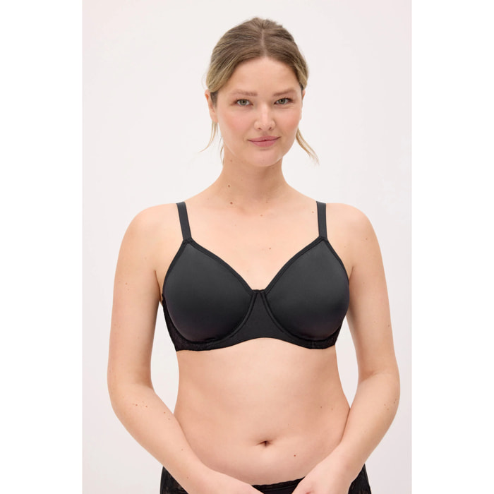 Reggiseno con ferretto senza imbottitura Nero