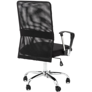 Tomasucci fauteuil de bureau classique Noir