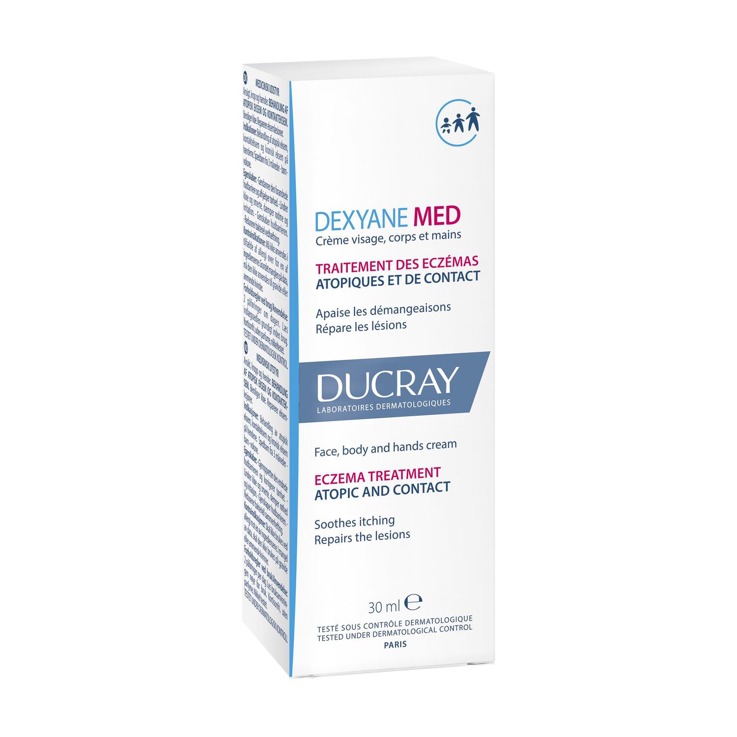 Dexyane Med - Crème Réparatrice Apaisante Visage, Corps et Mains 30 ml
