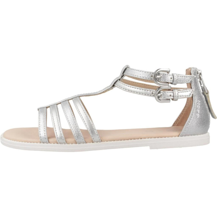 Sandalias Niña de la marca GEOX  modelo J SANDAL KARLY GIRL PLATA