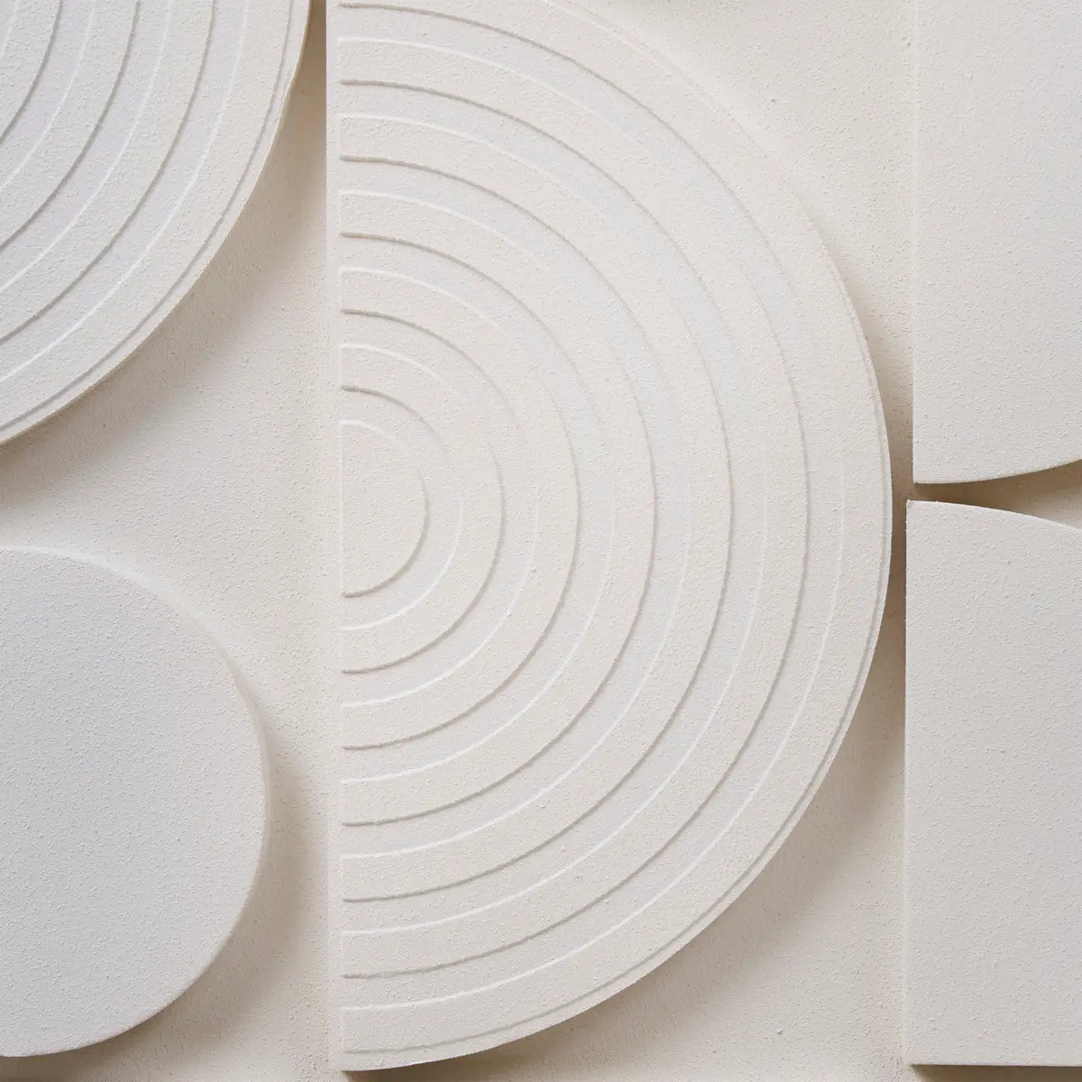 Toile 3D Catalina blanc 60x60cm