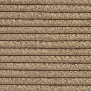 Chauffeuse velours côtelé 1 place taupe L 91 x P 105 x H 72 cm - SOKOL