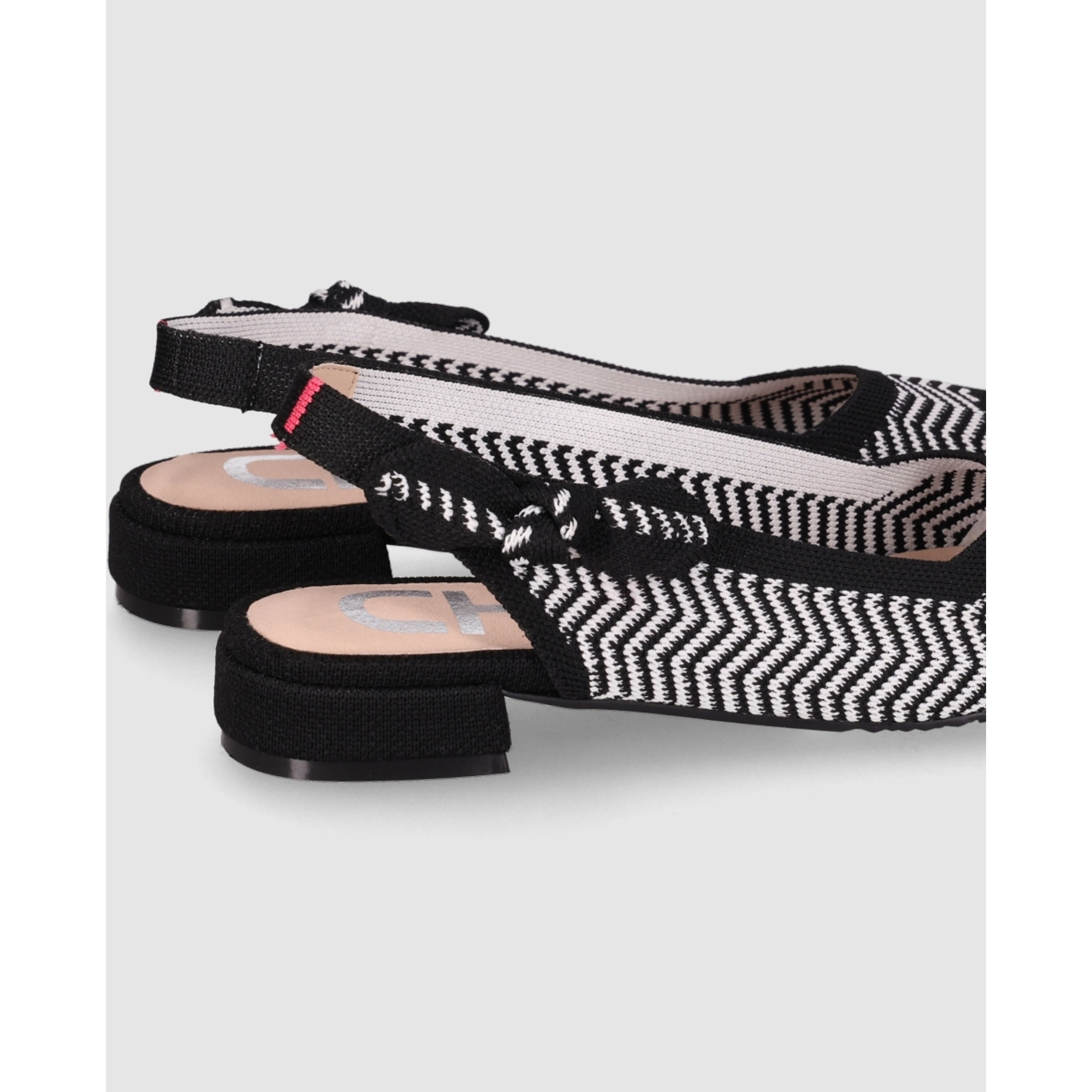 Zapatos de Tejido - Multicolor - Tacón: 3 cm